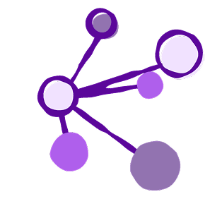Illustration showing connected calendar interfaces and channel links